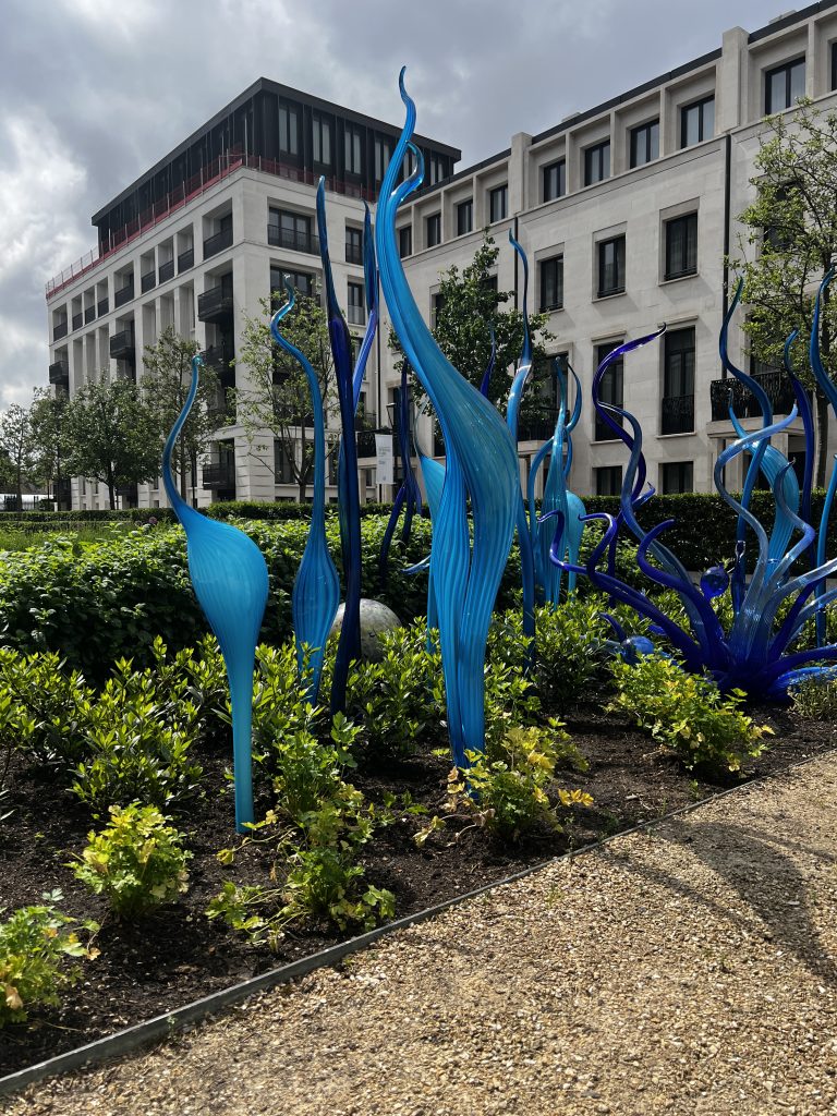 Roaming the streets finding a Chihuly Display